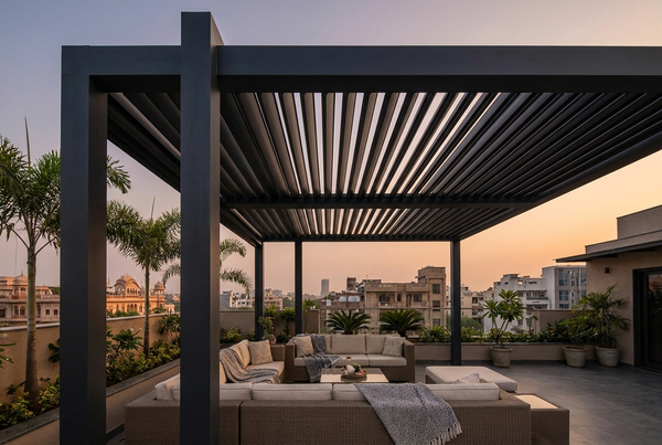 Best Terrace Roofing in India 2026: Pergola vs Shed vs PC Sheet