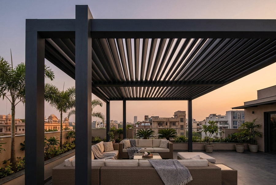 Best Terrace Roofing in India 2026: Pergola vs Shed vs PC Sheet