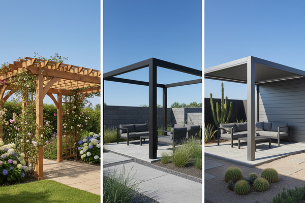 Why Aluminium Pergolas Are Better Than Wooden or Steel Pergolas
