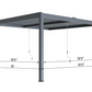 Altis Manual LED Pergola Kit