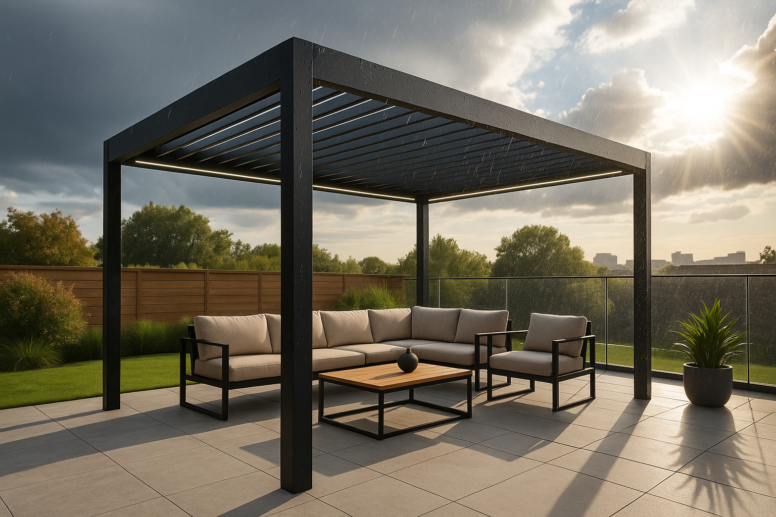 Manual Pergola, Aluminium Pergola With LED Lights, Aluminium Manual Pergola, Louvered Pergola, Retractable Pergola, Outdoor Louvers, Pergola With Roof, Aluminium Pergola With Roof, Louvered Pergola in Delhi NCR, Retractable Roof in India, Retractable Roof India, Vertical Louvers Facade, Retractable Outdoor Roof, Terrace Pergola, Pergola Designs For Home, Pergola design for balcony, Pergola Delhi NCR, Pergola Gazebo, Rooftop Pergola Design, Balcony Pergola, Pergola Design In Delhi NCR, Modern Pergola Designs