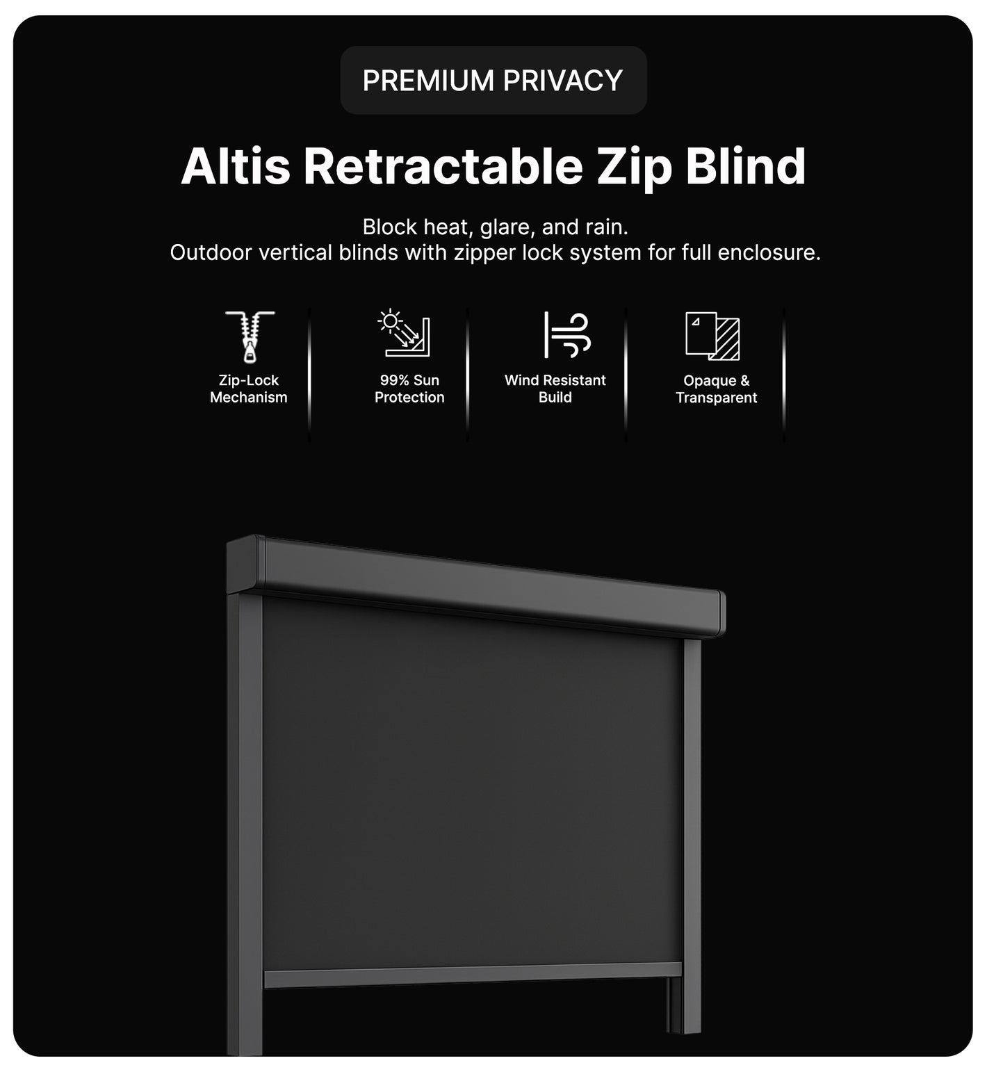 zip blind, pergola zip blind, Aluminium Pergola, Retractable Pergola, Aluminium Louvered Pergola, Pergola for roof, Pergola for garden